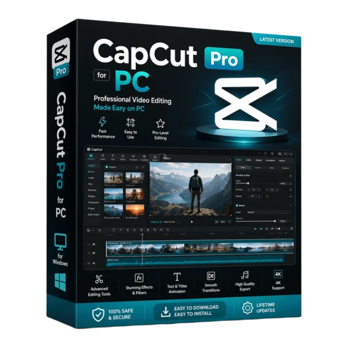 CapCut Pro for PC by SoftVST.COM