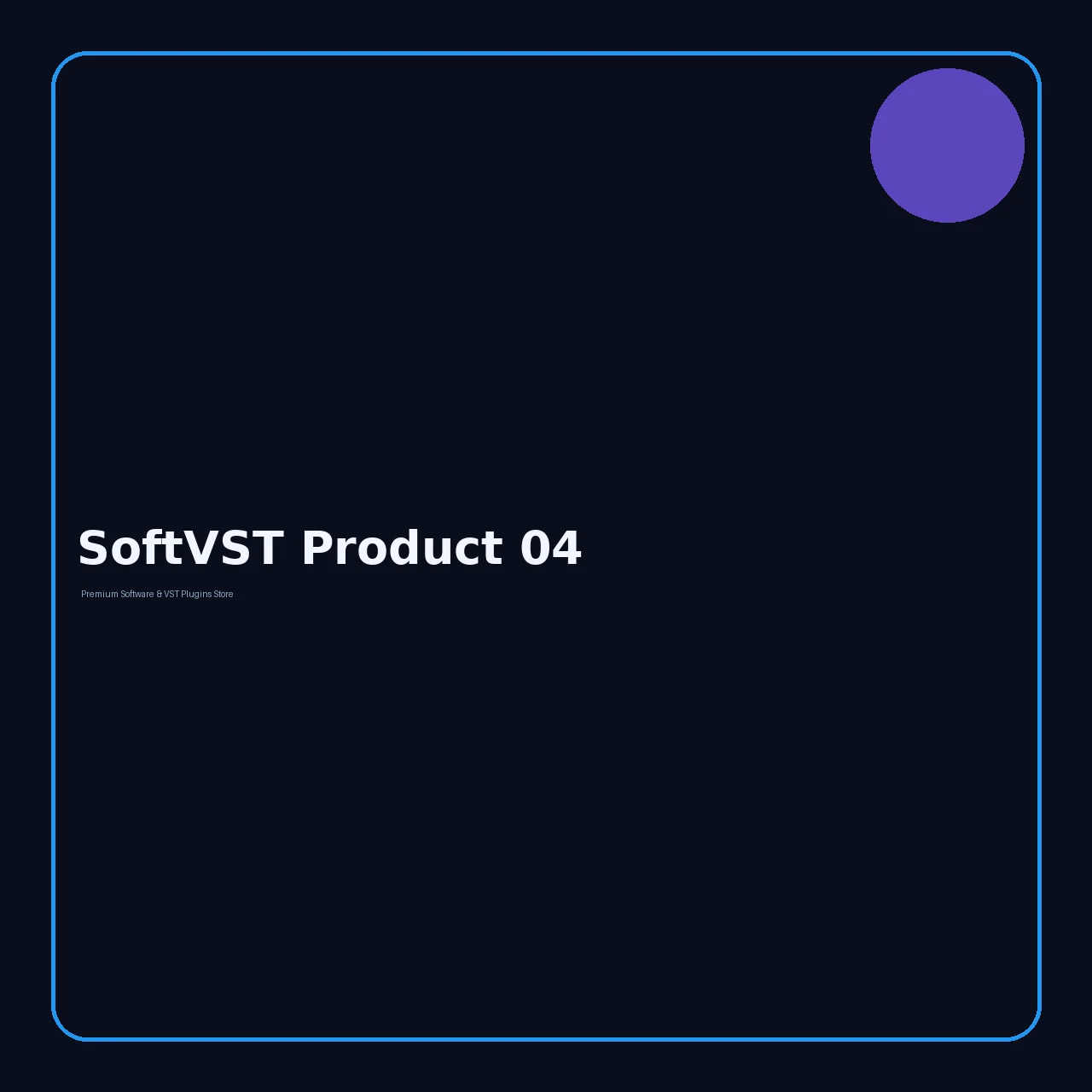SoftVST Demo Product 04 — Premium Plugin