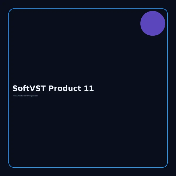 SoftVST Demo Product 11 — Premium Plugin